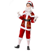 Kids Children Santa Claus Cosplay Costume Outfits Christmas Carnival Suit